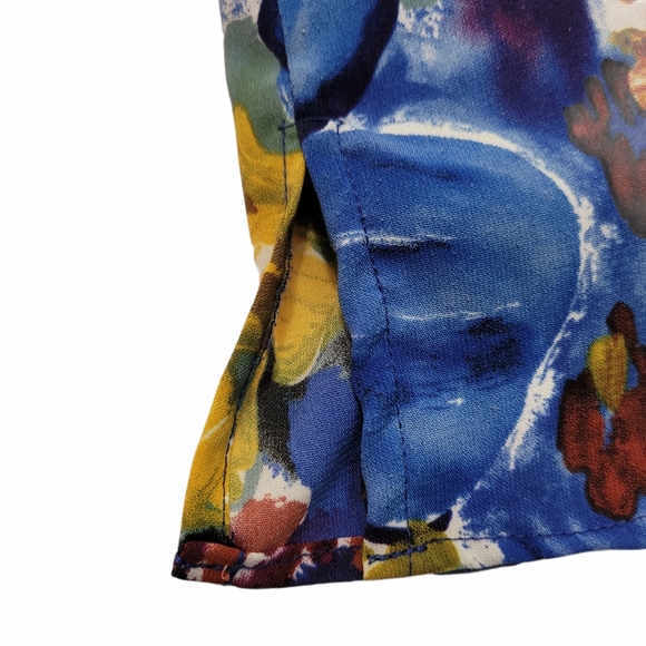 Vintage 80's/90's Joanna Floral Blouse Sz Small - Picture 4 of 7